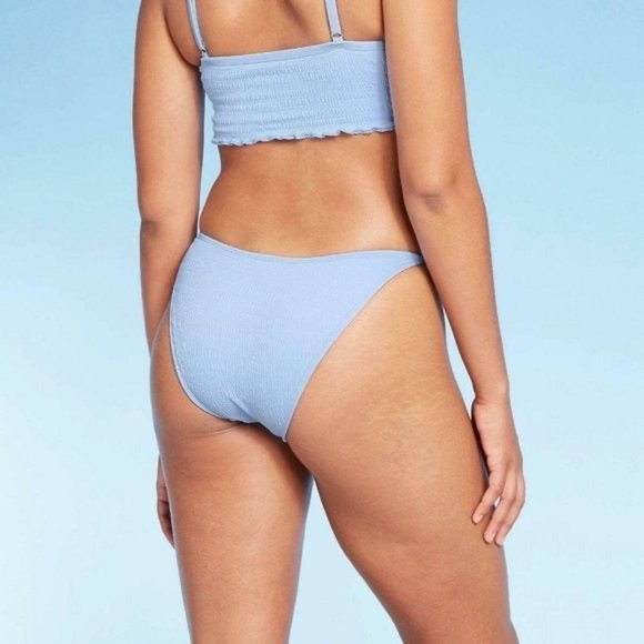 Other - High Leg Scoop Waist Bikini Bottom Medium Size